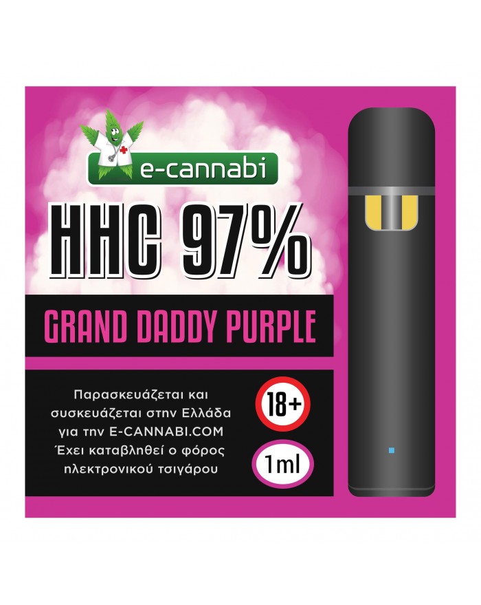 HHC DISPOSABLE 97% GRAND DADDY PURPLE 97%